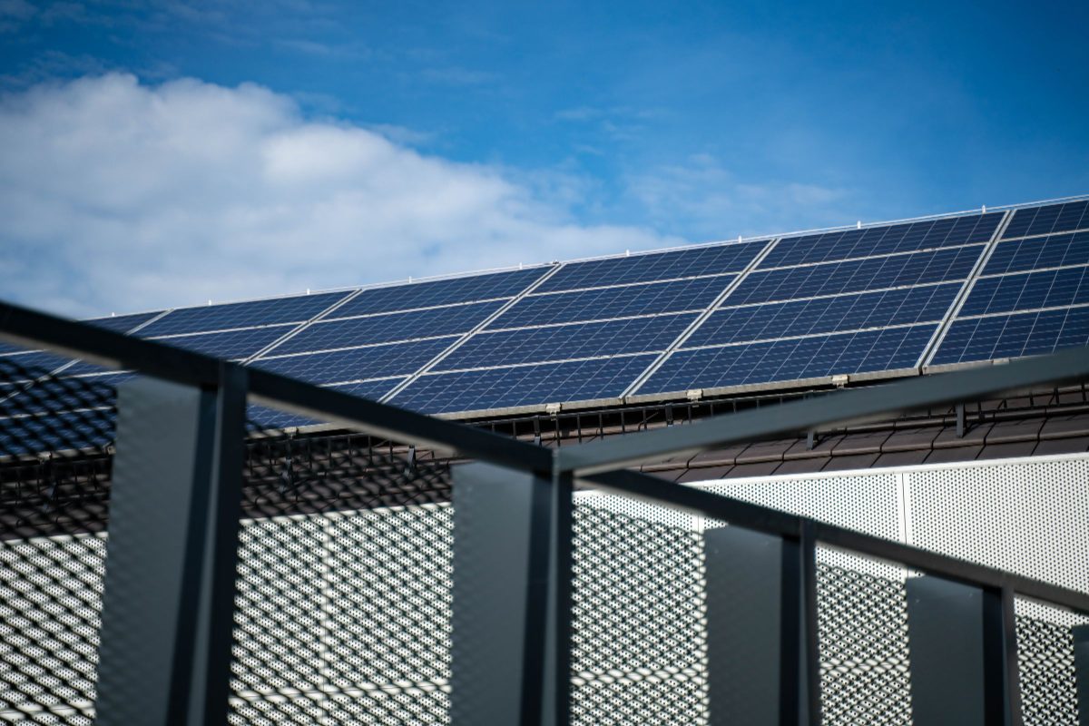 Rooftop solar panels
